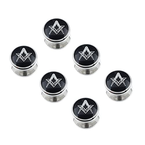 Set de Mancuernas Masónicas y Pasadores para Esmoquin miniatura 5