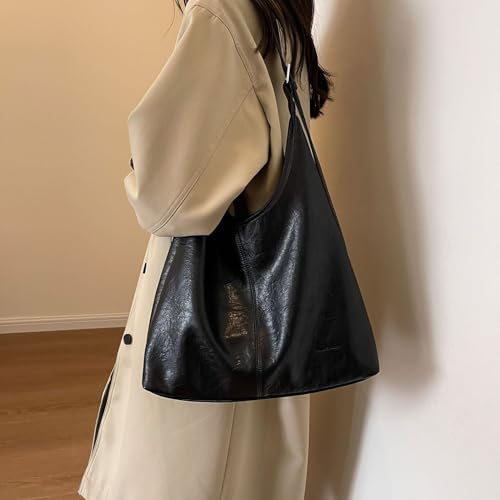 Geelyda 2024 Leather Tote Bag, Hobo Bag Purses For Women Shoulder Bag College Tote Hobo Bags Soft Vegan Crossbody Underarm Handbag thumb #4