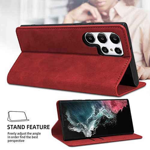 Protection Xiaomi Poco C40 rouge avec support de visionnage pour le train