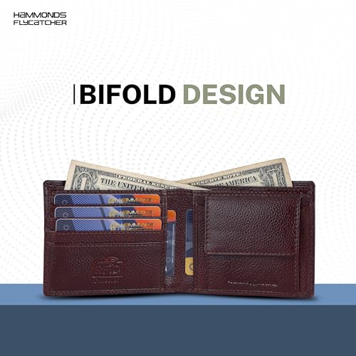 HAMMONDS FLYCATCHER RFID Bi-Fold Wallet for Men, Brown - Image 6
