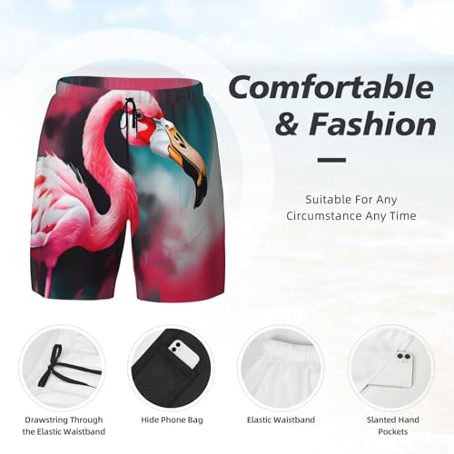 Short de bain décontracté homme séchage rapide doublure compression maillot - 5