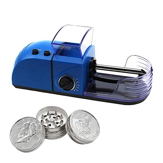 Machine Rouler Cigarettes Électriques et Moulin Épices, Machine Rouler Cigarettes Injecteur Automatique Domestique Portable, Grande Machine Rouleau Cigarette, Fabriquer Cigarettes Taille Normale