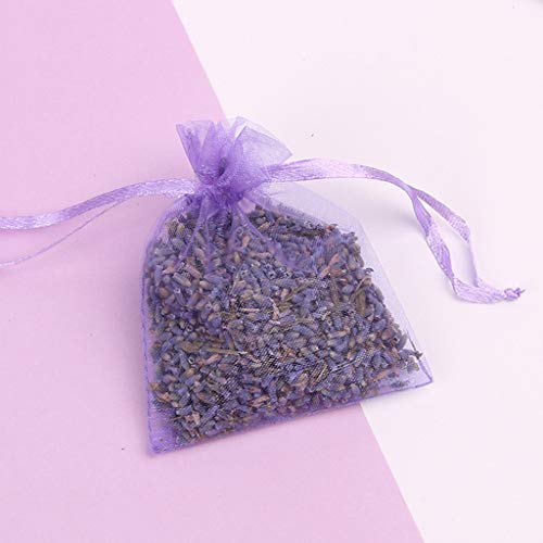 12 bolsas de sachet de lavanda natural para hogar miniatura 4