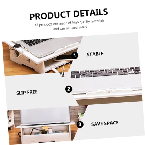 Soporte para Laptop BESPORTBLE Elevado Blanco miniatura 3