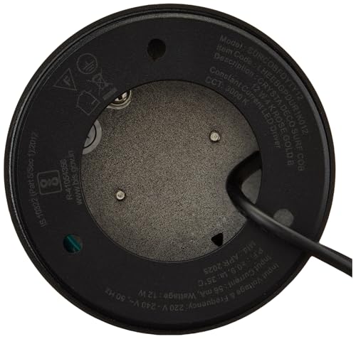 Image of Havells Crysta Deco Surf Cob 12W 3K Rose Gold B,Led-Spotlights,Energy Efficient,Long Life of 25000 Burning Hours,Beam Angle of 36,Metal Body Cob with Integrated Driver,Warm White (3000K)
