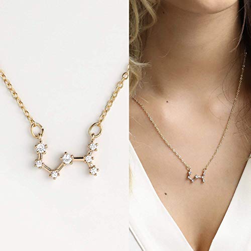 Gold Scorpio Zodiac Constellation 