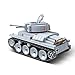 608PCS WW2 Military German Weasel Tank Building Blocks (Blue)