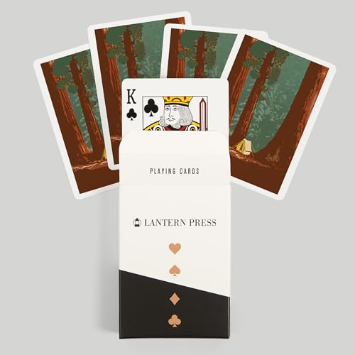 Baraja de Poker Vista Bosque Redwood, 52 cartas miniatura 6