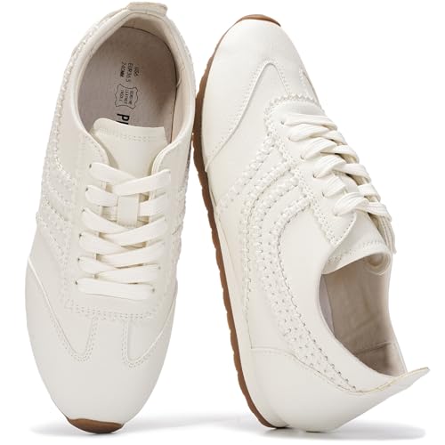 Image of Project Cloud Womens Barefoot Sneakers with Memory Foam & Non Slip (Monica) | Lace Up Shoes for Women - Lightweight Casual Women Footwear Comfortable Fashion Sneakers for Women - Versatile Women Shoes