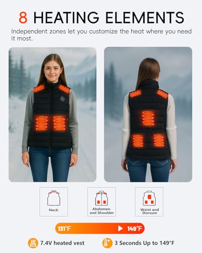 ColdBye Women’s 7.4V Heated Vest
