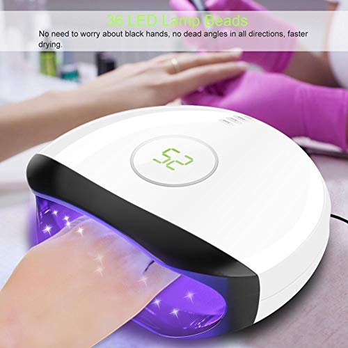 Nageltrockner für Nageldesign, Gelnagellack Maniküre Lichthärtungsgerät, 56 W Tragbare LED/UV Lampe für Gel Nagellack… – Bild 5