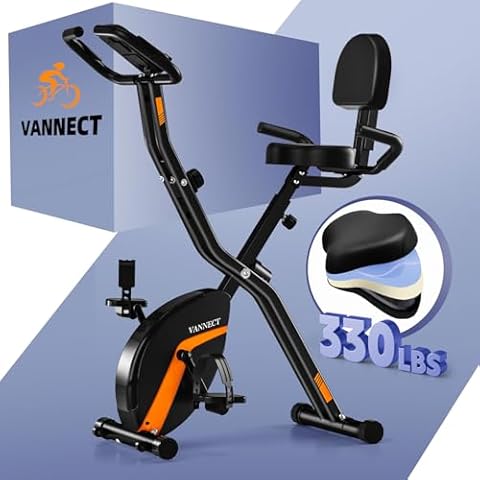 2025 Vannect Foldable Magnetic Resistance Exercise Bike Cover