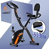2026 New Exercise Bike Foldable with 16 Levels Magnetic Resistance, Folding Cycling Bike with LCD Display & Heart Rate Sensor, Oversized Saddle with Backrest, Foldable Fitness Bicycle For Home Gym