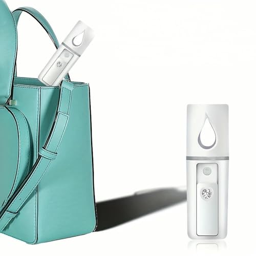 NYSDM - Hidratante portátil Nano Mist con Espejo, Recargable por USB, pulverizador Facial humectante para Viajes y Uso doméstico