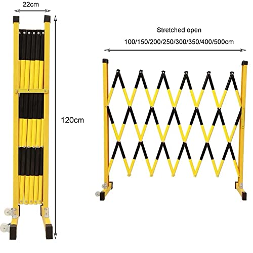 Barrière de circulation rétractable et pliante, modèle haut pour garage - 7