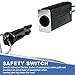 EEBBL Trailer Breakaway Switch with 4 Feet Coiled Cable with Electric Brake Switch, Emergency Breakaway Switch for RV Towing Trailer