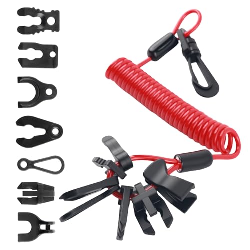 Boat Kill Switch Lanyard with Retractable...