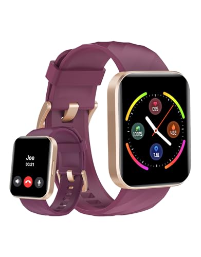 HUAKUA Smart Watch for Men and Women with Call Function,100+ Sport Modes Fitness Tracker with Heart Rate Monitor,SpO2 Measurement,Sleep Monitor,Message Notification Compatible with Android and iOS