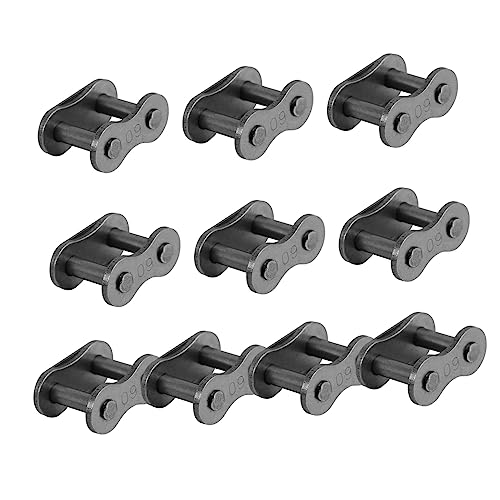 Gatuida 10pcs Heavy Duty Roller Chain Connecting Links Premium Chain Joint Buckle for Transmission High Reliability and Stability for Bikes Atvs and Industrial Machinery