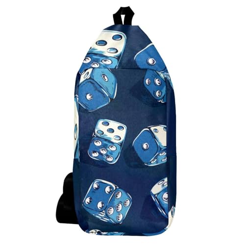 Mochila bandolera compacta de 16x36.5cm para hombre y mujer en ruta activa