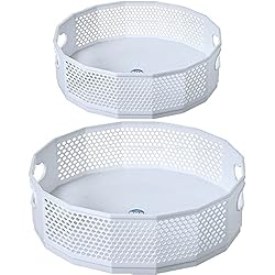 Especiero Ikea Estanteria Juego de 2 Especieros Giratorios para Cocina,Organizador de Armario Giratorio, Plato Giratorio para Estantes de Cocina para Almacenamiento de Cocina 30cm & 22,5cm