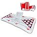 Bierpong Luftmatratze mit 24 Bechern, 4 Bällen und Getränkekühler – 180x80cm -Bierpong Pool – Pool Party Pong – Pool Spielzeug Erwachsene - Beerpong