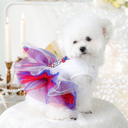 Vestido 4 de Julio para Perros Mediano miniatura 5