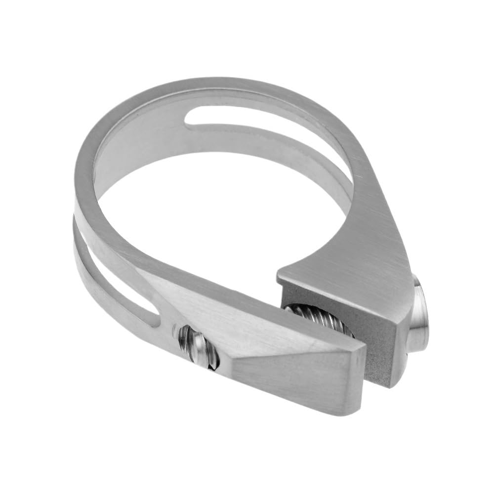 CHENJIAHAO Pinze per Sellino Morsetto reggisella for Bicicletta in Titanio Morsetto reggisella for Bici MTB 34,9 mm/31,8 mm Pinze per Sellino(34.9mm)