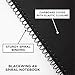 Blackwing Spiral Notebook - Graph Paper, A4 Size (8.27 x 11.69 in), Spiral Binding, 160 pages, 80 GSM