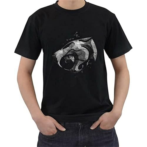 wuxiaojia Mens T-Shirt Thundercats Black Mens T-Shirt Personalize Mens T-Shirts Thundercats Size M