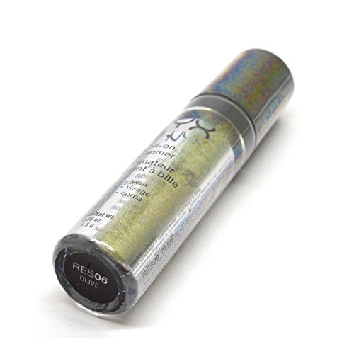 New Roll On Shimmer For Eyes, Face, Body Various Colors 0.05 oz / 1.5 g Beauty Yo + FREE EARRING (RES06 : OLIVE)