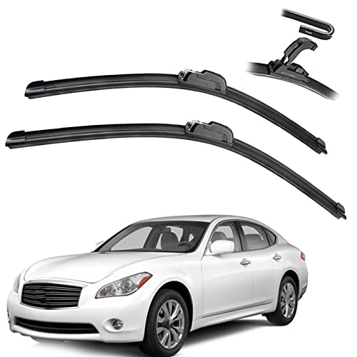 Essuie-glaces Infiniti M37 sans traces pour pare-brise avant