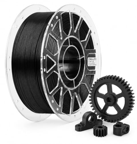 Creality HP - Filament ASA - 1,75 mm - Noir - 1 kg - Résistant aux UV et à haute température - Filament d'extérieur robuste pour pièces fonctionnelles - Compatible avec imprimante 3D haute vitesse K2