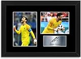 Photo encadre encadre encadre avec autographe de Hugo Lloris France Player Format A4
