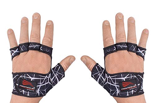 Luva de Academia Musculação Fitness - Sublimada - Rabisco - M - Par
