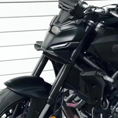 Aileron avant moto MT-07 2025 finition carbone ABS premium - 5