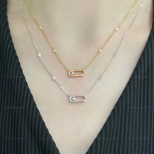 Collier en argent 925 pour fête et grand événement chic féminin