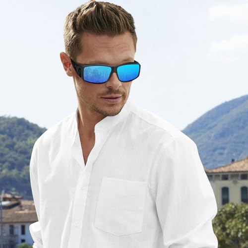 Image of Night Driving Glasses for Men Women Fit Over Sunglasses Anti Glare Polarized HD Night Vision Glasses