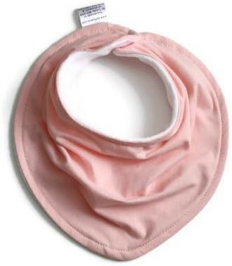 Solid pink baby bib