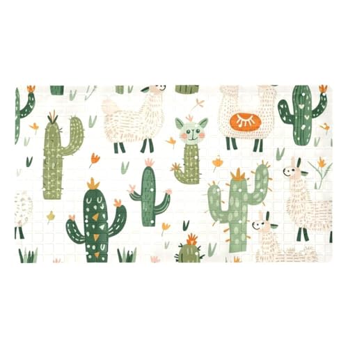 Alfombrilla de baño con diseño absorbente de secado rápido y larga 2