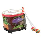 Kindertrommel-musikinstrument – ​​trommel mit trommelstock ist am geburtstag, kindertag, ostern, weihnachtsfeiertag als musikinstrument für kleinkinder geeignet
