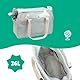 Badabulle Wickeltasche Bowling Grau - Kinderwagentasche inklusive Wickelauflage