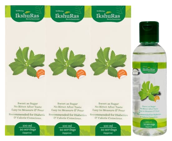 WellBeign IkshuRas - Stevia Sweetener (100 ml 4 Units)