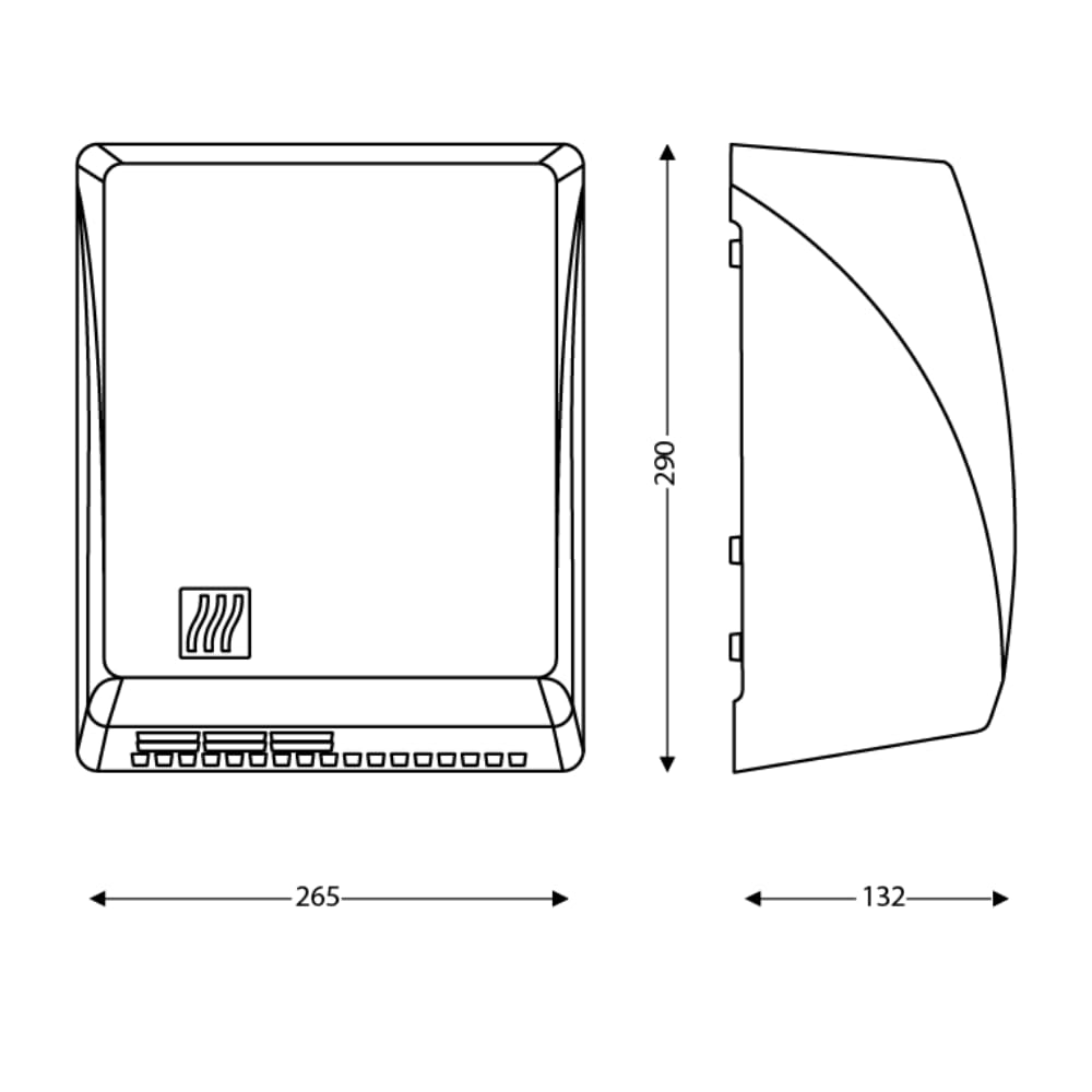jvd master hand dryer - brushed chrome - jvd France 811414