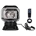 Luce di ricerca, installazione semplice Proiettore LED impermeabile da 4500Lm con telecomando per illuminazione domestica giardini Campeggio per navi yacht ATV(Si nero, trasparenza)