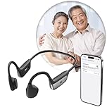 FIIL 集音器 骨伝導 高齢者 しゅうおんき Bluetooth5.3 耳に入る必要はない 5段階音量調節 4種類モード ノイズ低減 両耳用 マグネット式充電 電話/音楽対応 紛失対策 IPX5防水 軽量 日本語説明書付き (ブラック)