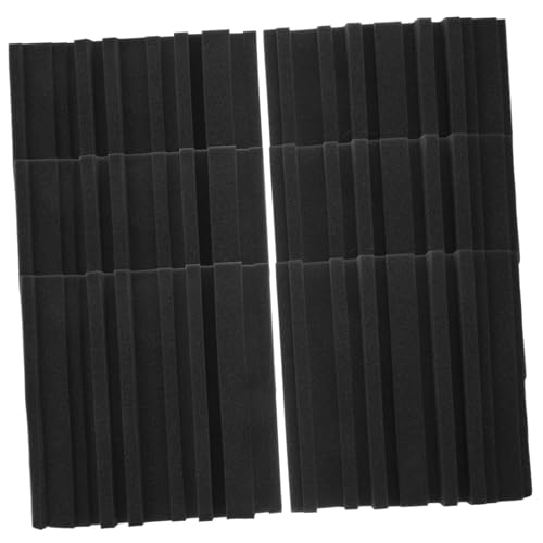 Mikinona 6pcs Paneles Acústicos de Esponja Aislante Acústico de Alta Densidad para Estudios KTV y Uso Doméstico miniatura 1