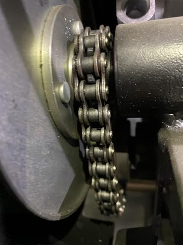 Image of QYMOTO Upgraded KT196 O-Ring Drive Shaft Chain Go Kart Chain 420 RO-32 Link, Sealed Roller Chain for Coleman Powersports 196cc Go Kart Parts More Durable