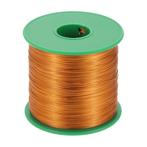 Alambre de cobre esmaltado amarillo de 28 AWG para bobina magnética de 1 libra