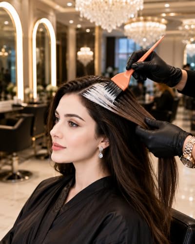 Image of Sophia Dye Brush, Hair Coloring & Bleach Application Brush for Salon and Home Use, hair applicator for color, henna & mehandi